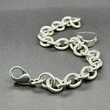 Estate Tiffany & Co. SS Mom Heart Lock Charm Bracelet