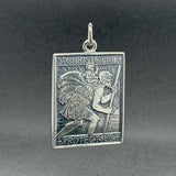 Estate SS Saint Christopher Medal Pendant