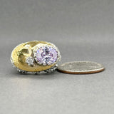 Estate SS 18 CZ Cocktail Ring