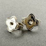 Estate David Yurman SS Crossover Hoop Earrings