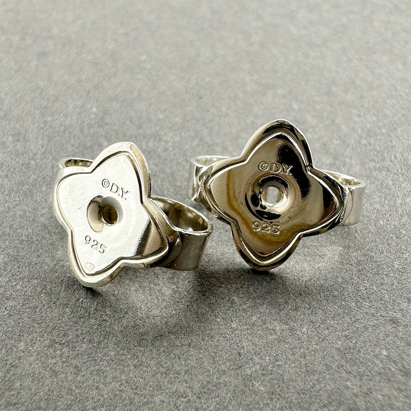 Estate David Yurman SS Crossover Hoop Earrings