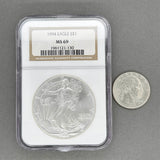 Estate 0.9 Fine Silver 1994 American Eagle NGC MS 69