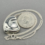 Estate Tiffany & Co. SS Peretti Large Full Heart Pendant