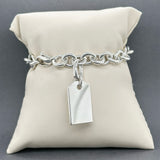 Estate Tiffany & Co. SS Luggage Tag Bracelet