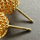 Estate Tiffany & Co. 18K Y Gold Knot Earrings
