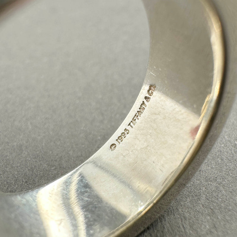 Estate Tiffany & Co. SS 18 Atlas Groove Ring