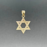 Estate 14K Y Gold Star of David Pendant