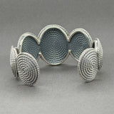 Estate David Yurman SS Coil Cable Cuff Bracelet