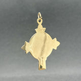 Estate 14K Y Gold Christ Head Pendant