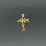 Estate 14K Y Gold 18.7mm Crucifix Pendant