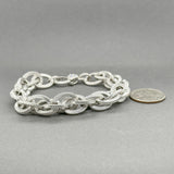 Estate Judith Ripka SS 13.1mm Rope Bracelet