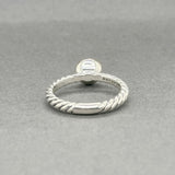 Estate David Yurman SS 18 Amethyst Petite Cable Ring