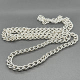 Estate Tiffany & Co. SS 6.87mm 36” Curb Link Chain