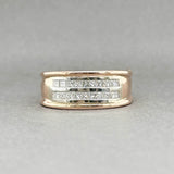 Estate 14K TT Gold 0.68ctw Diamond Ring