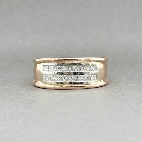 Estate 14K TT Gold 0.68ctw Diamond Ring