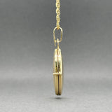 Estate 14K Y Gold Locket Pendant