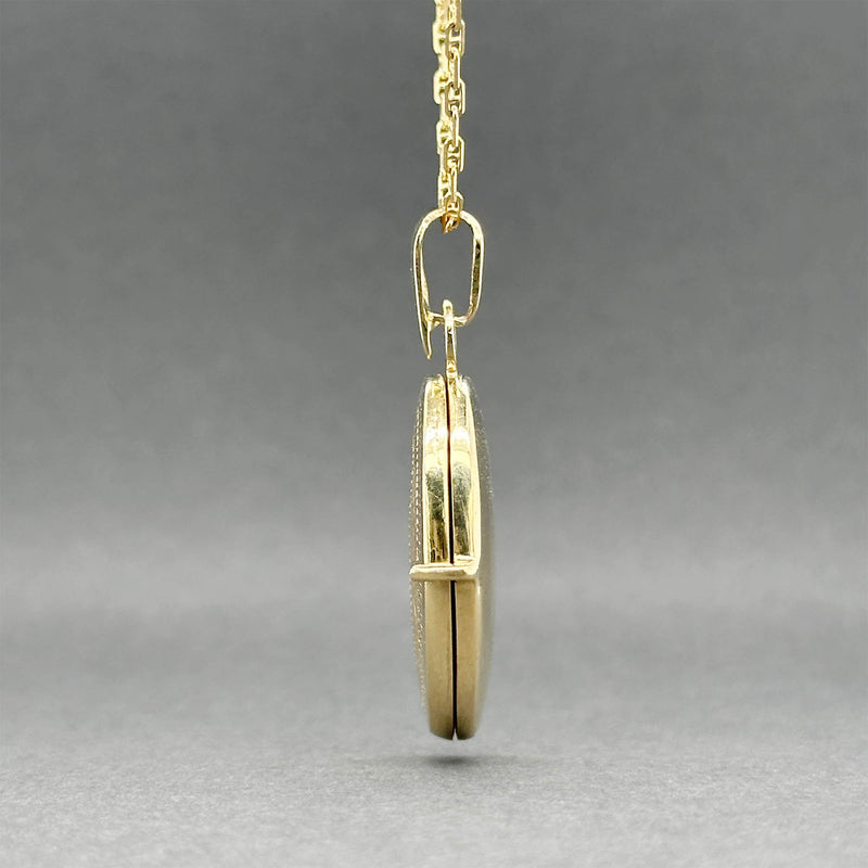 Estate 14K Y Gold Locket Pendant