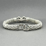 Estate Lagos SS 9mm Caviar Buckle Bracelet