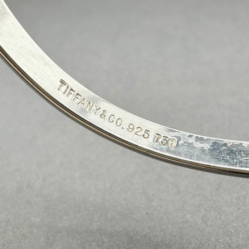 Estate Tiffany & Co. SS 18 Hook & Eye Bracelet