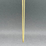 Estate 14K Y Gold 1mm 18” Wheat Chain