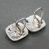 Estate John Hardy SS 18  0.76ctw Mulit-Gemstone Kali Lavafire Earrings