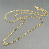 Estate 14K Y Gold 2.8mm 20” Figaro Chain