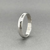 Estate 14K W Gold 3.96mm Polished Ring