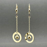 Estate 14K Y Gold Chain Drop Earrings