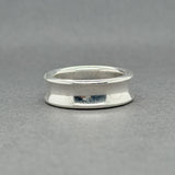 Estate Tiffany & Co. SS 1837 Wide Concave Ring