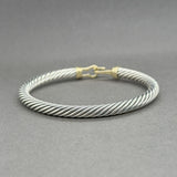 Estate David Yurman SS 14 Buckle Bangle Bracelet