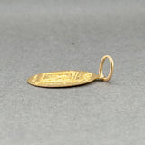 Estate 18K Y Gold Madonna Nicopeia Pendant