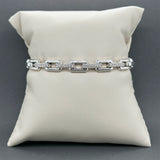 Estate David Yurman SS 0.18ctw Diamond Stax Bracelet