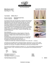 Estate 14K W Gold 0.63ct Sapphire & 0.03ctw Diamond Pendant