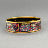 Estate Hermes YGP Enamel Bangle Bracelet