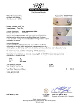 Estate 14K W Gold 0.28ctw Diamond Stud Earrings