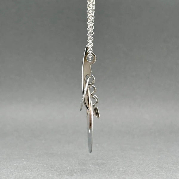 Estate Frederic Duclos RGP 3 Circle Pendant