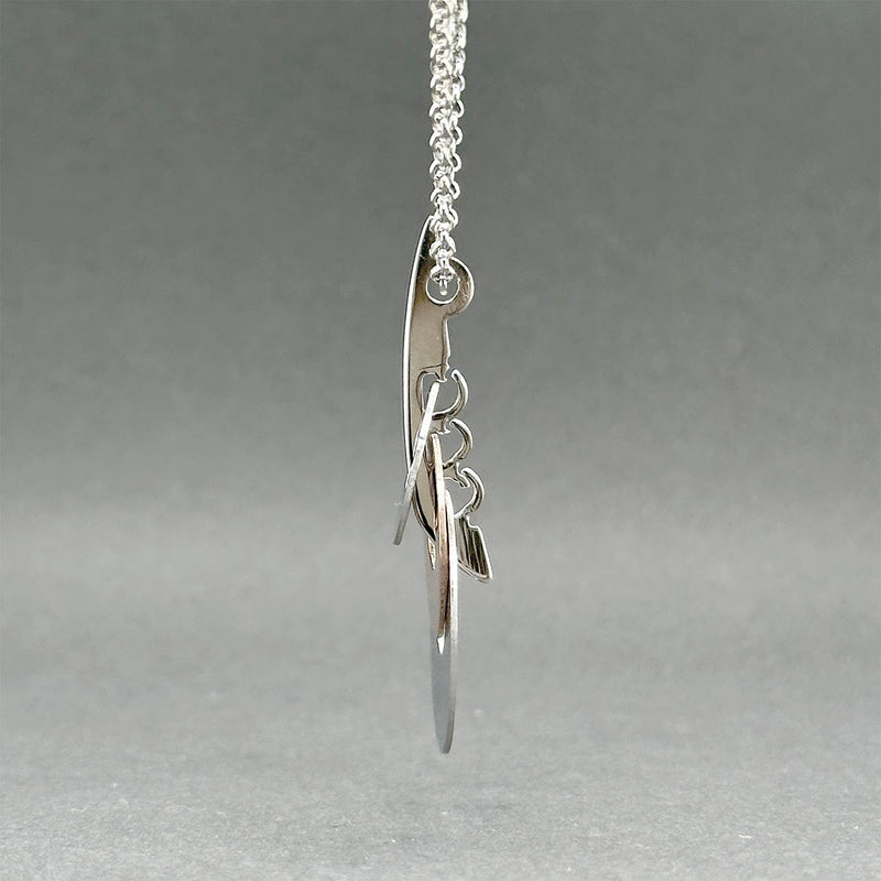 Estate Frederic Duclos RGP 3 Circle Pendant