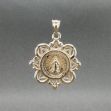 Estate 14K Y Gold Miraculous Medal Pendant