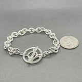 Estate Tiffany & Co. SS Atlas Toggle Bracelet