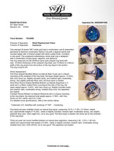 Estate 18K W Gold 17.84ctw Topaz, Sapphire, & Diamond Cocktail Ring