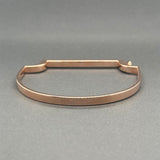 Estate Monica Vinader SS 0.23ctw Diamond Signature Pave Diamond Bangle