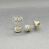 Estate Lagos SS 18 0.38ctw Diamond Stud Earrings