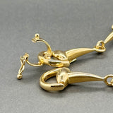 Estate 18K Y Gold Stirrup Link Bracelet