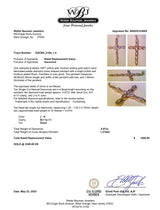 Estate 14K Y Gold 0.07ctw Diamond Cross Pendant