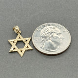 Estate 14K Y Gold Star of David Pendant