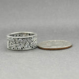 Estate Pandora SS CZ Flower Ring