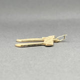 Estate 14K Y Gold 33mm Chai Pendant