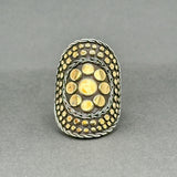 Estate John Hardy SS 18 Dot Saddle Ring