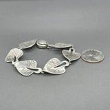 Estate N.E. From SS Leaf Link Bracelet