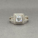 Estate SS CZ Cocktail Ring